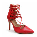 Namalia - Red Vegan Leather - Street Sole