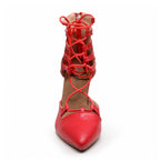 Namalia - Red Vegan Leather - Street Sole