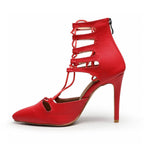 Namalia - Red Vegan Leather - Street Sole