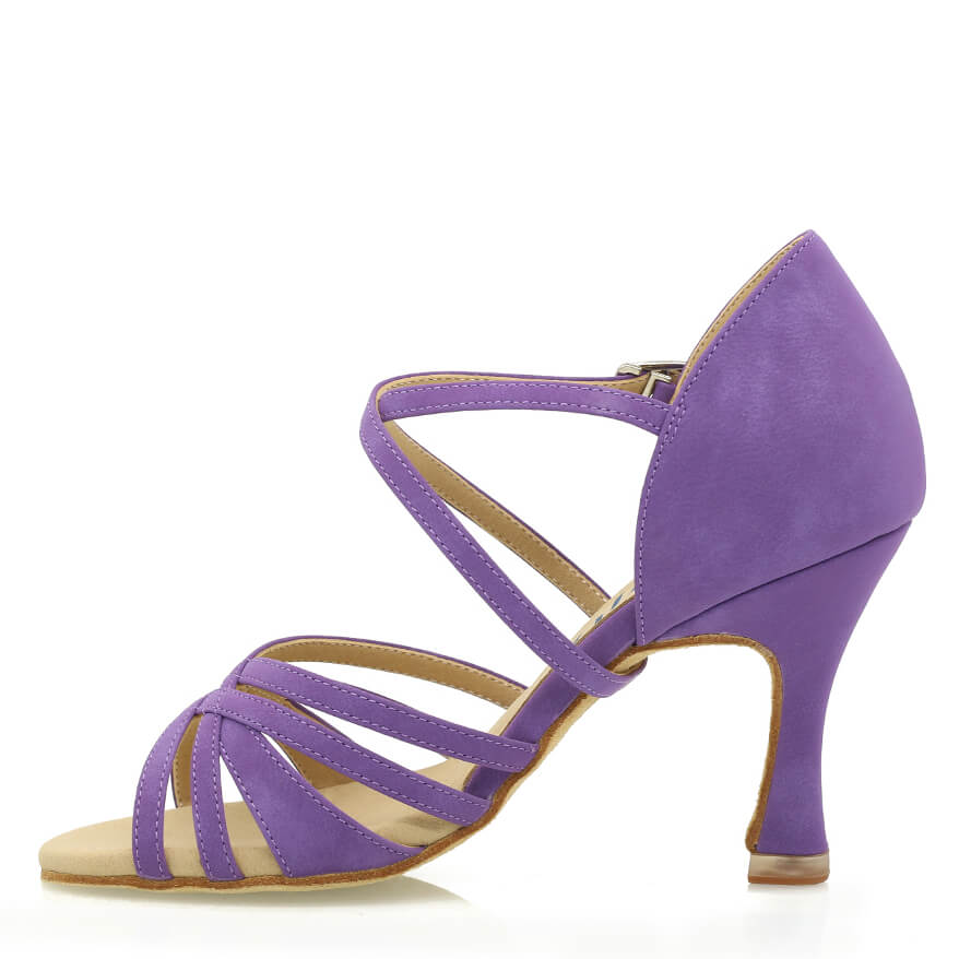 Nekse - Microfibre violette - Semelle en daim