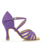 Nekse - Microfibre violette - Semelle en daim