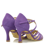 Nekse - Microfibre violette - Semelle en daim