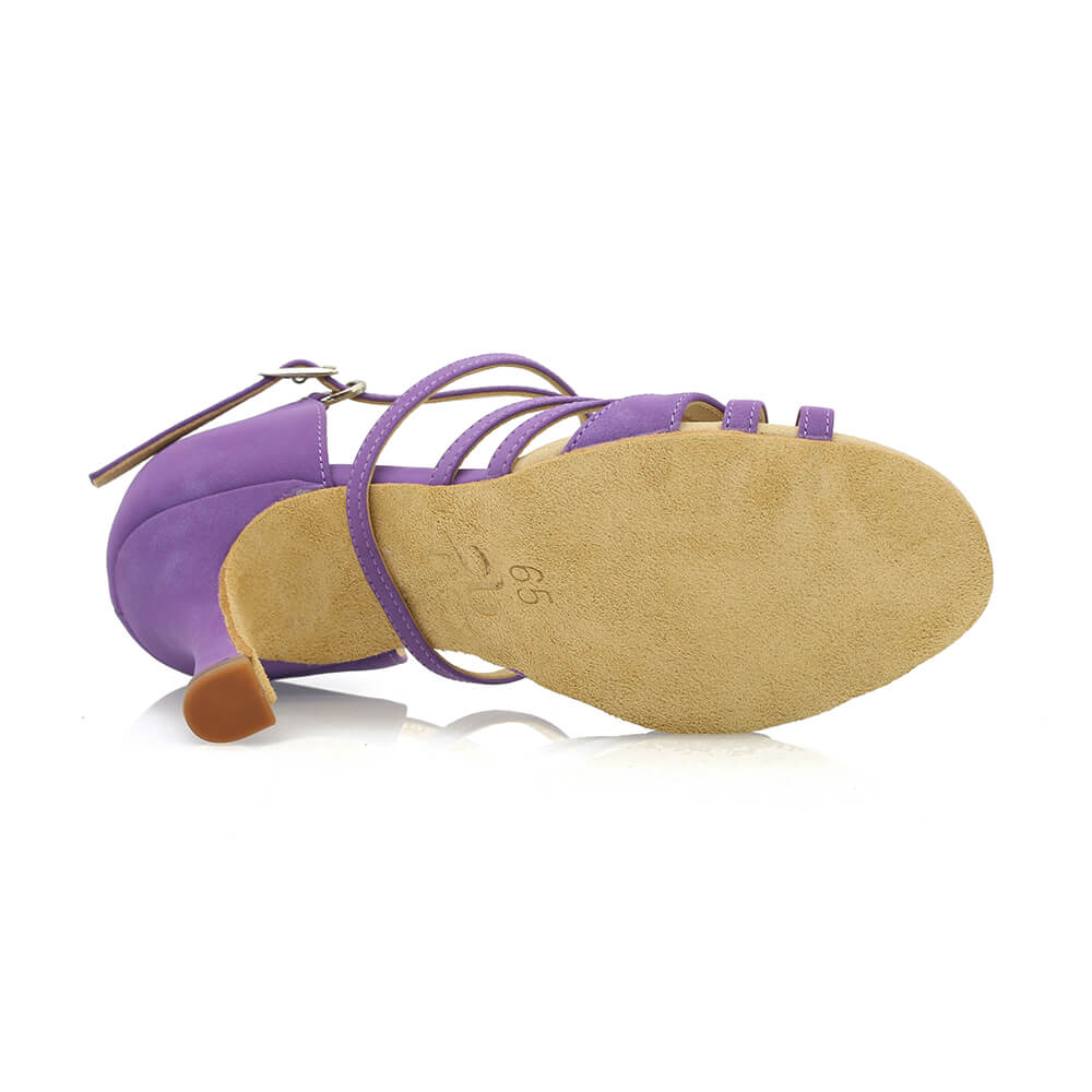 Nekse - Microfibre violette - Semelle en daim