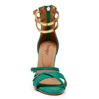 Noel - Green Vegan Suede - Street Sole