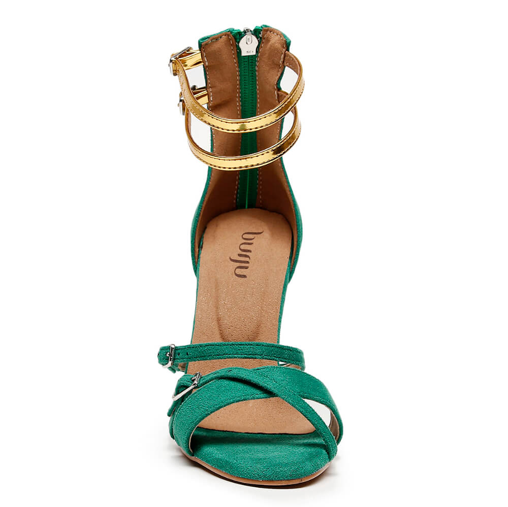 Noel - Green Vegan Suede - Street Sole