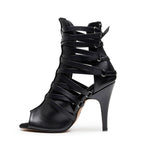 Nyx - Black Vegan Leather   - Street Sole