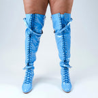 Omani Size Inclusive - Periwinkle - Street Sole - Thigh Variant Four