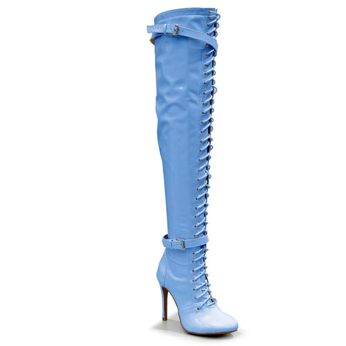 Omani Size Inclusive - Periwinkle - Street Sole - Thigh Variant Two