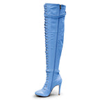 Omani Size Inclusive - Periwinkle - Street Sole - Thigh Variant Two