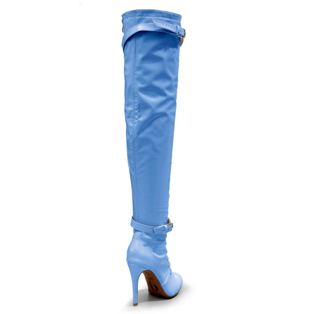 Omani Size Inclusive - Periwinkle - Street Sole - Thigh Variant Two