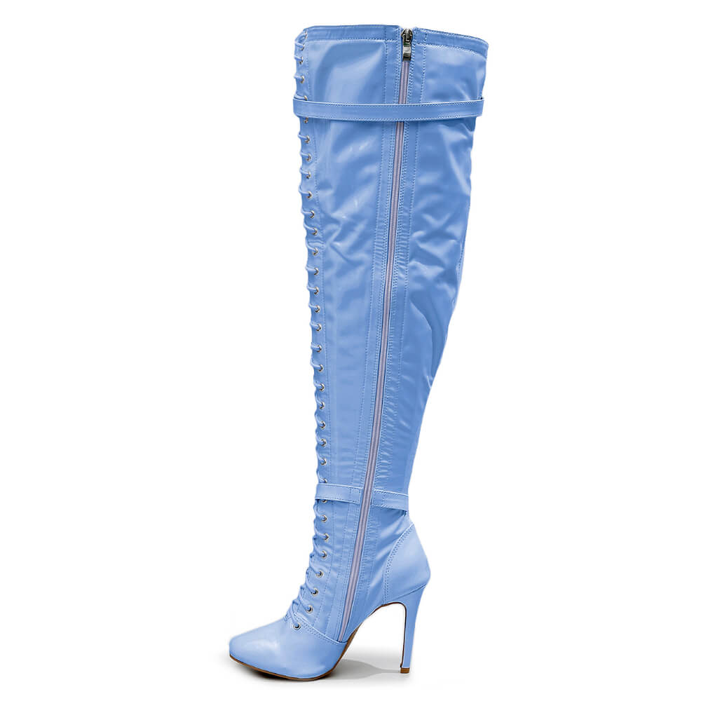 Omani Size Inclusive - Periwinkle - Street Sole - Thigh Variant Four