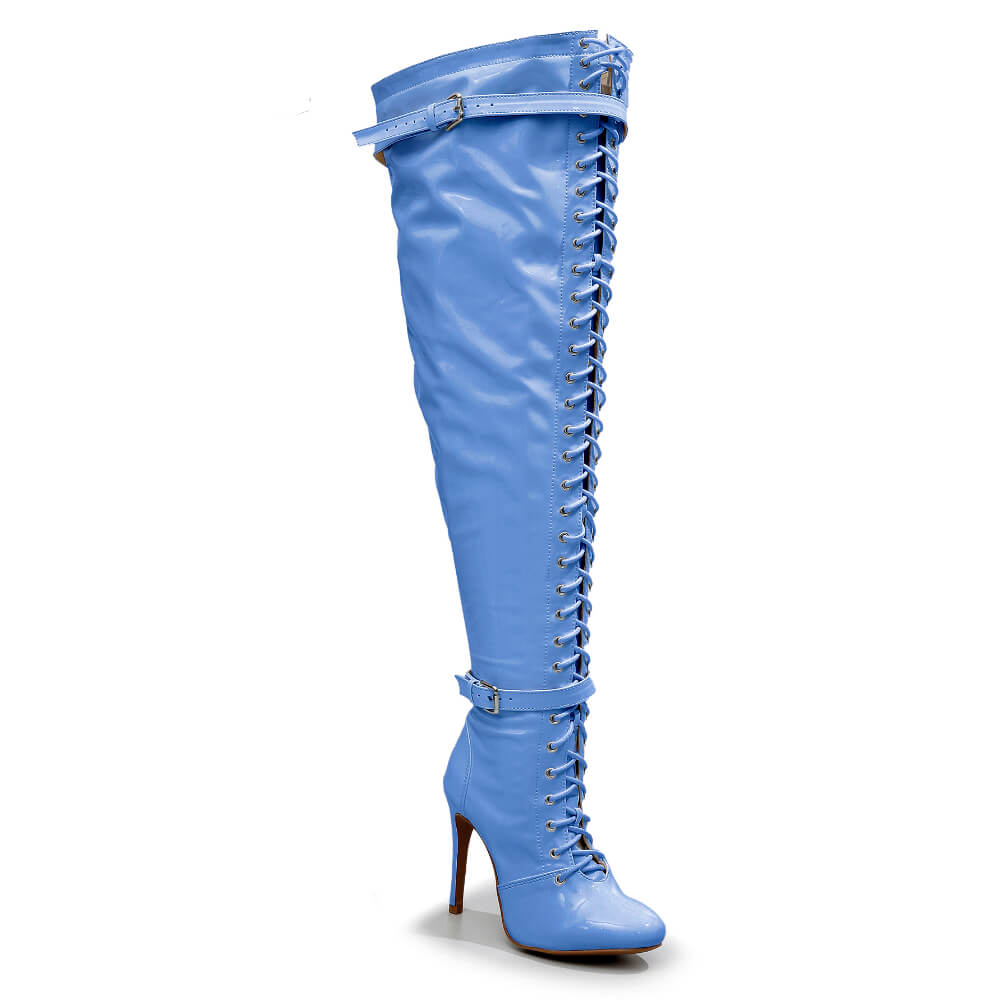 Omani Size Inclusive - Periwinkle - Street Sole - Thigh Variant Five