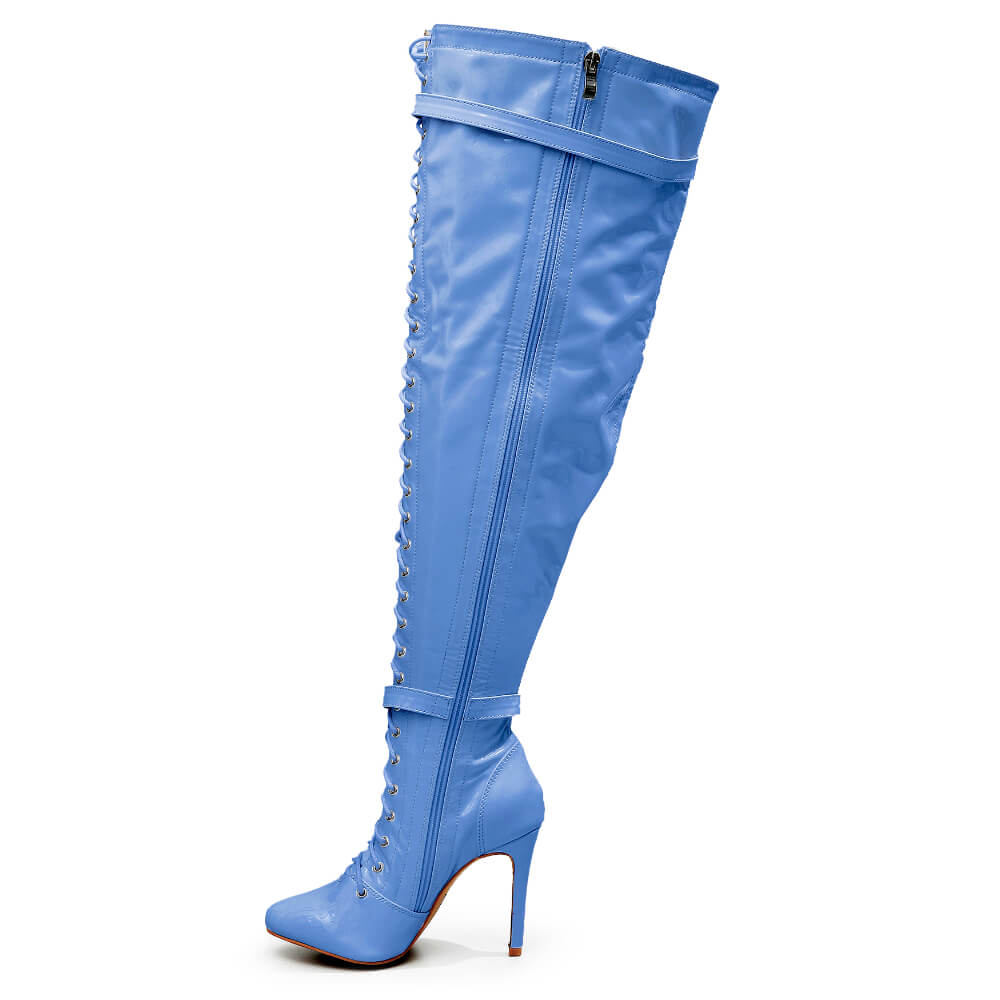 Omani Size Inclusive - Periwinkle - Street Sole - Thigh Variant Five