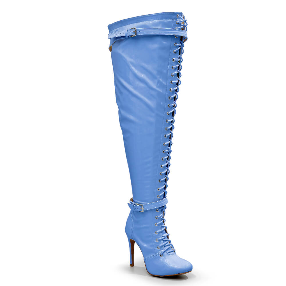 Omani Size Inclusive - Periwinkle - Street Sole - Thigh Variant Six