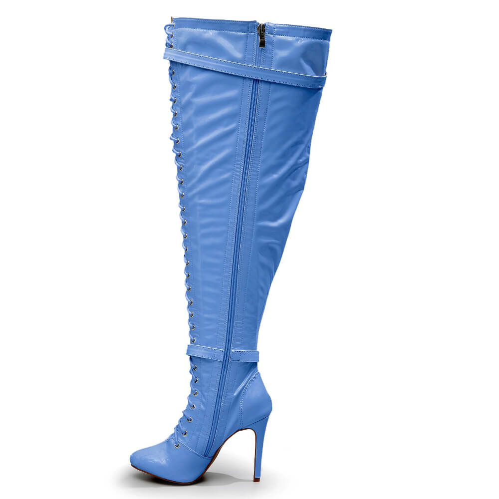 Omani Size Inclusive - Periwinkle - Street Sole - Thigh Variant Six