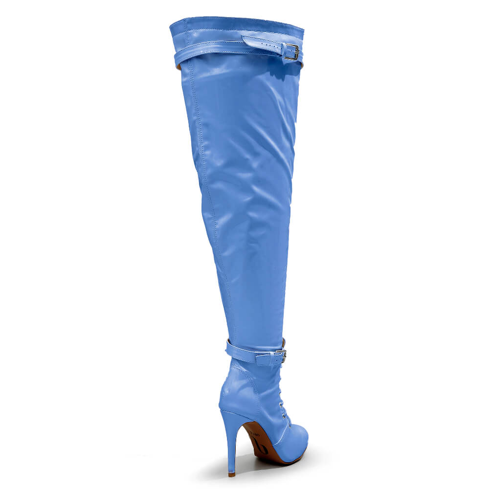 Omani Size Inclusive - Periwinkle - Street Sole - Thigh Variant Six