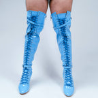 Omani Size Inclusive - Periwinkle - Street Sole - Thigh Variant Three