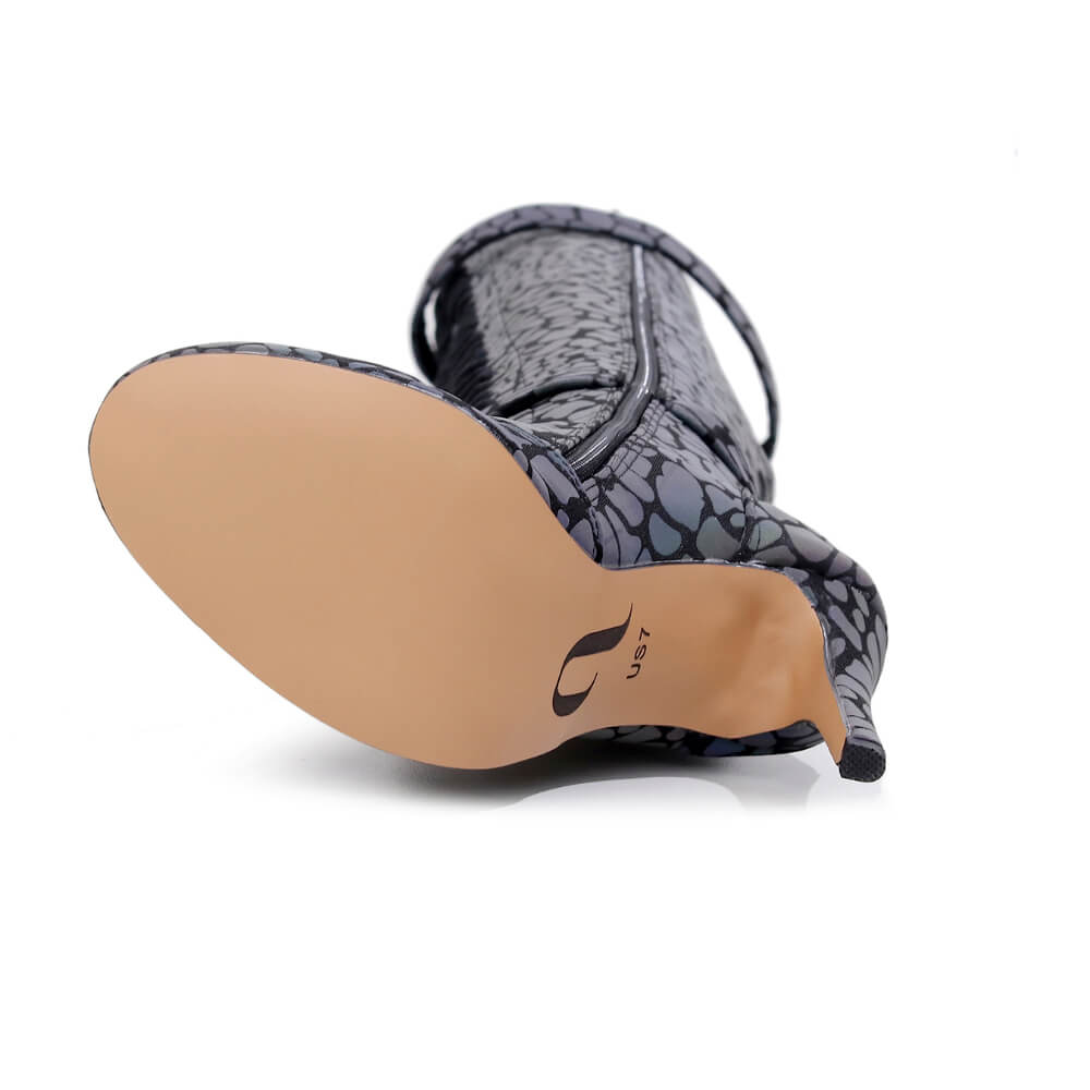 Omani Size Inclusive - Pattern - Rainbow Iridescent Reflective - Street Sole - Thigh Variant Zero