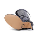 Omani Size Inclusive - Pattern - Rainbow Iridescent Reflective - Street Sole - Thigh Variant Two