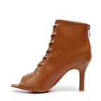 Parker Wide Fit - Cinnamon Vegan Leather - Street Sole