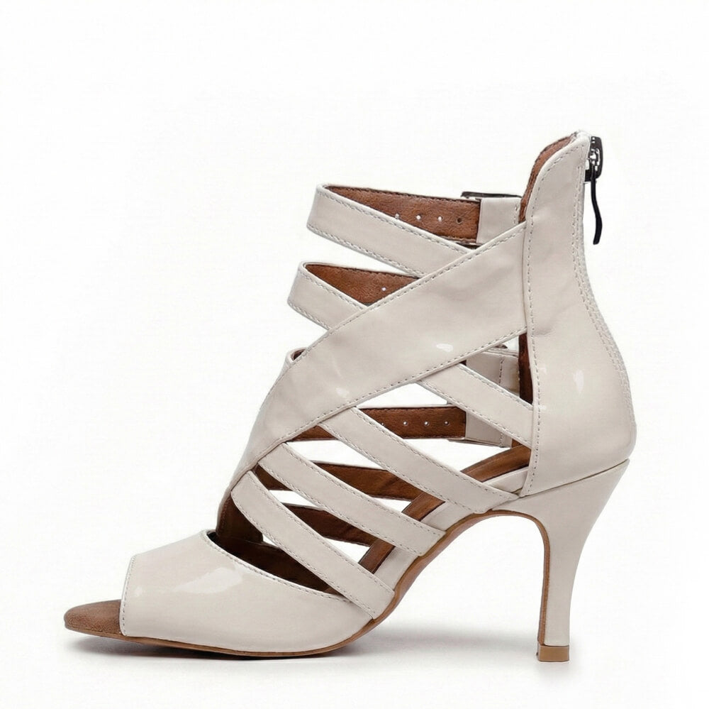 Rene - Cuir verni végan ivoire - Semelle de ville