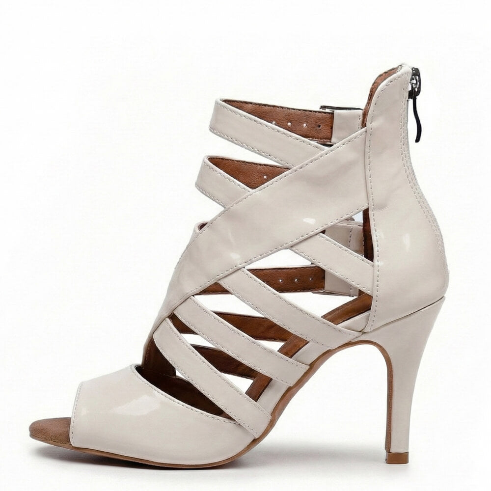 Rene - Cuir verni végan ivoire - Semelle de ville