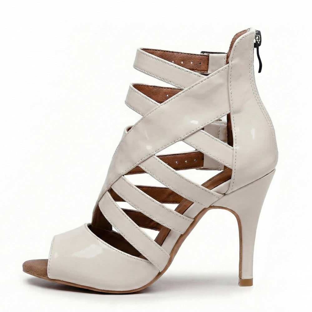 Rene - Cuir verni végan ivoire - Semelle de ville