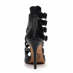 Rene - Black Vegan Leather - Street Sole