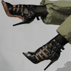 Rene Wide Fit - Cuir végan noir - Semelle Street