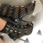 Riley - Black With Nude - Street Sole