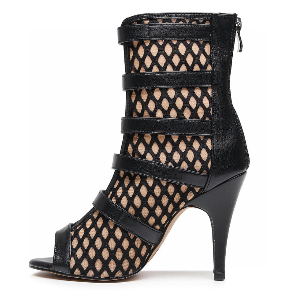 Riley - Black With Nude - Street Sole