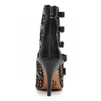 Riley - Black With Nude - Street Sole