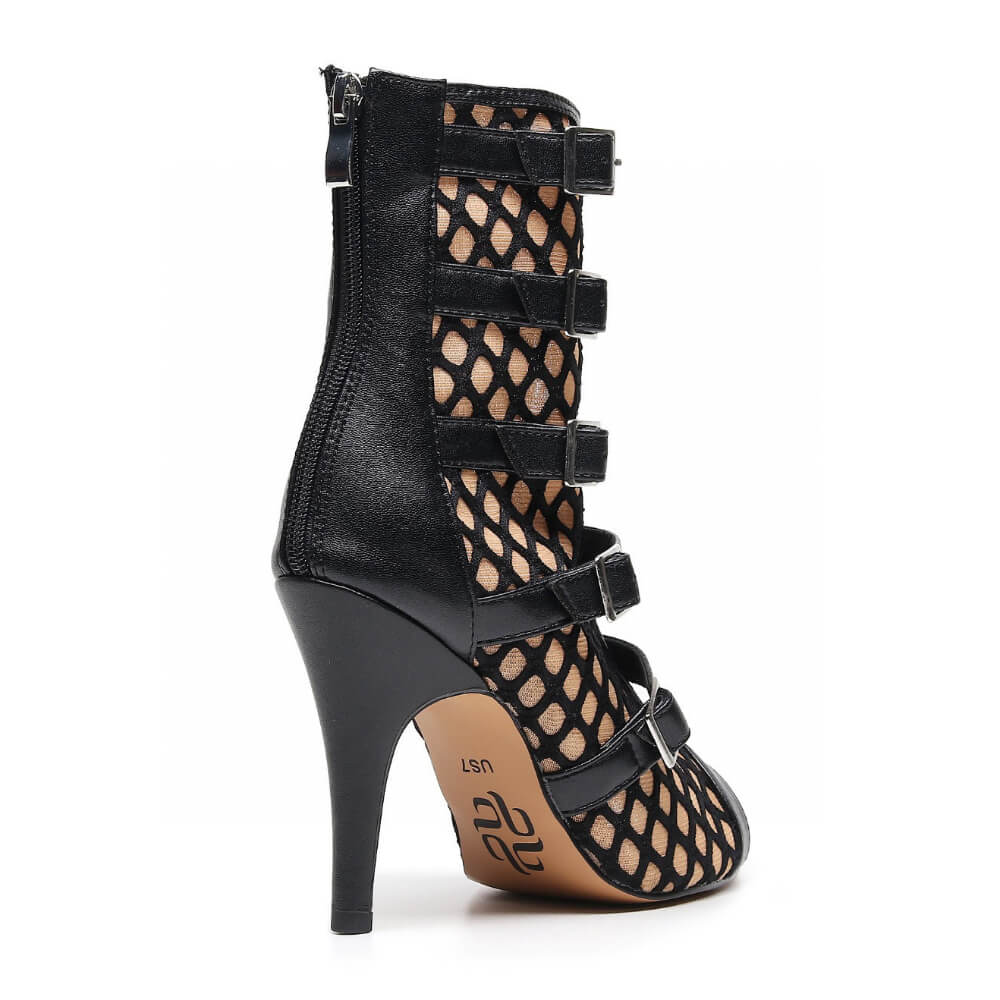 Riley - Black With Nude - Street Sole