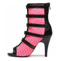 Riley - Black with Hot Pink - Street Sole