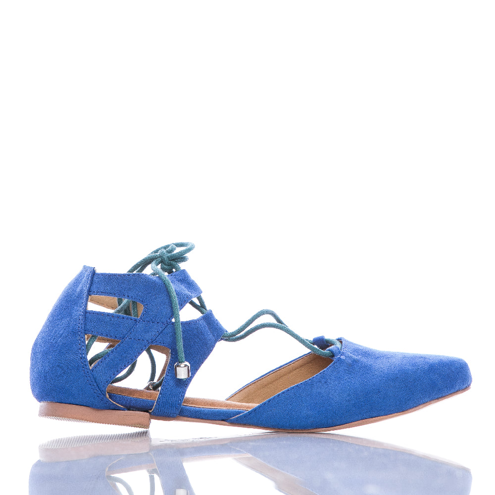 Rosalina - Blue Vegan Suede - Street Sole