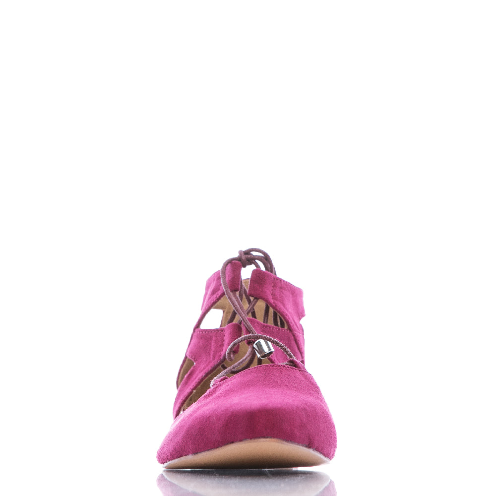 Rosalina - Burgundy Vegan Suede - Street Sole