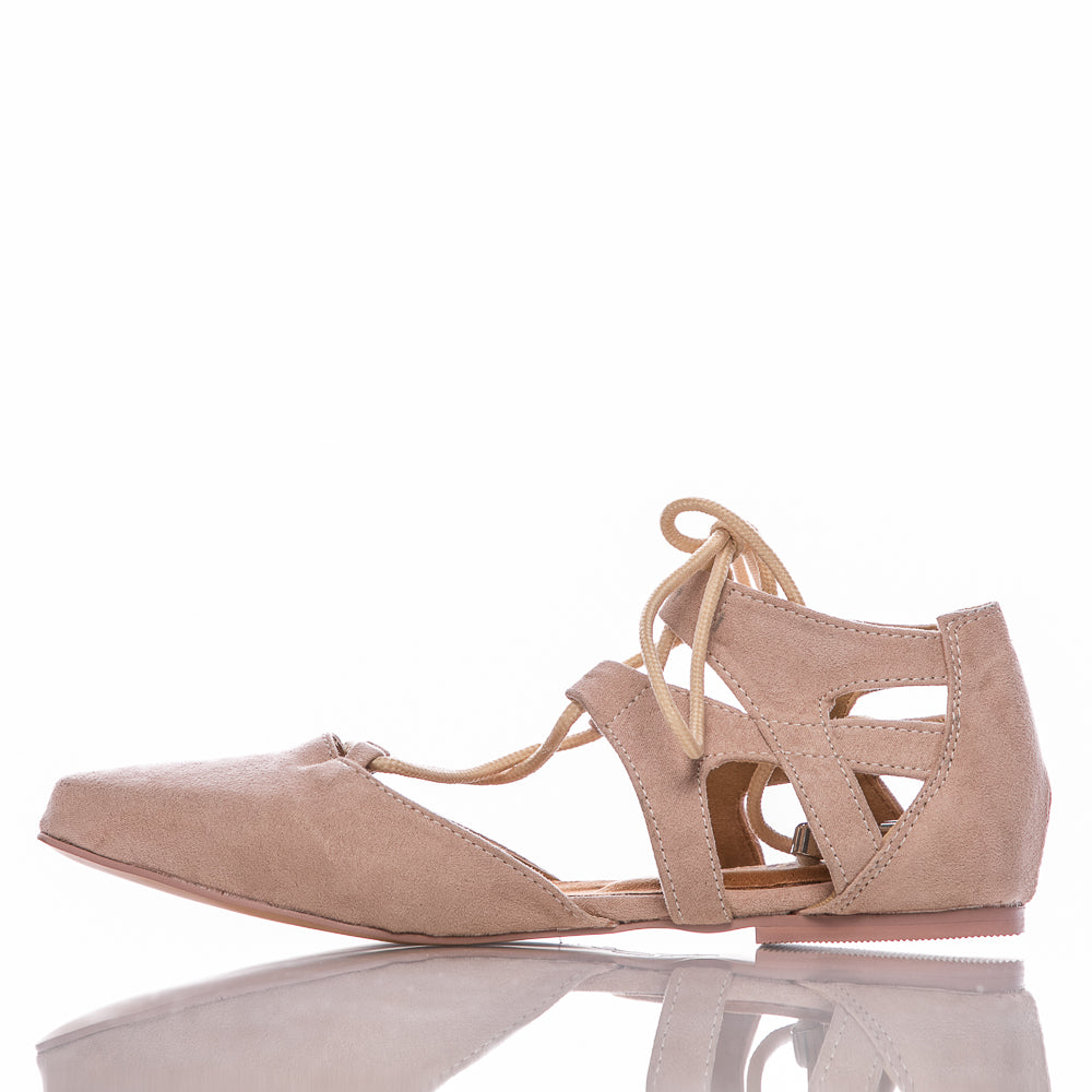 Rosalina - Light Tan Vegan Suede - Street Sole