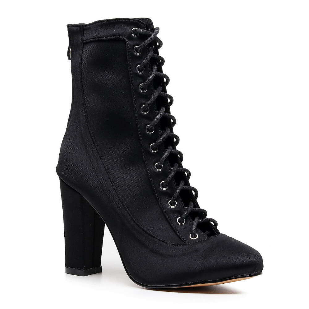 Closed toe heel boots sale