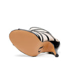 Seven - Black Vegan Patent  - Street Sole