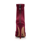 Shabina - Burgundy - Suede Sole