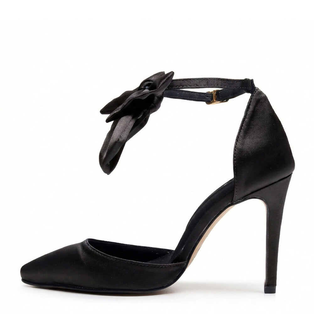 Sharlie - Satin noir - Semelle Street