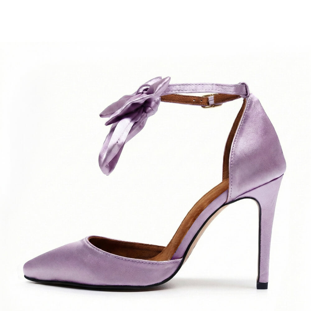 Sharlie - Satin lavande - Semelle Street