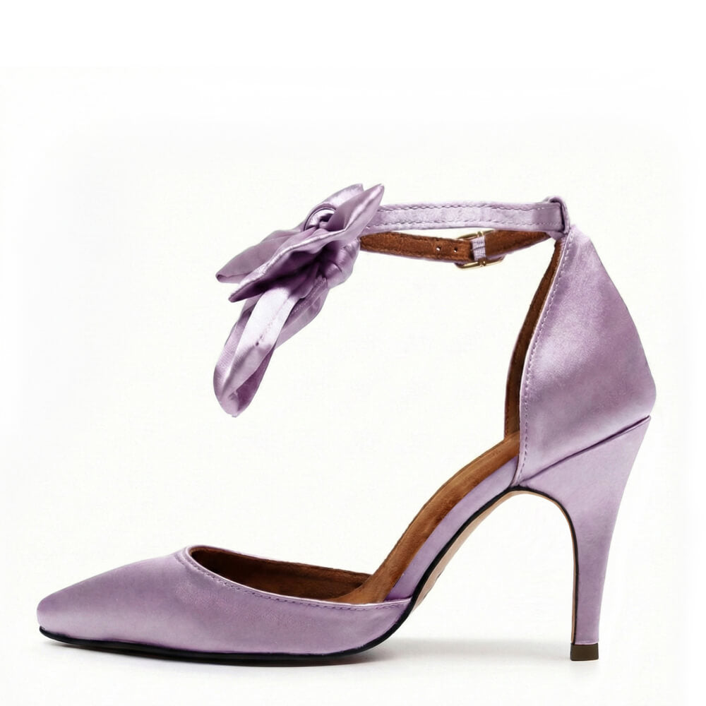 Sharlie - Satin lavande - Semelle Street