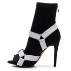 Sharness - Black with White Straps - Street Sole