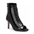 Sierra Wide Fit - Noir verni végan - Semelle Street