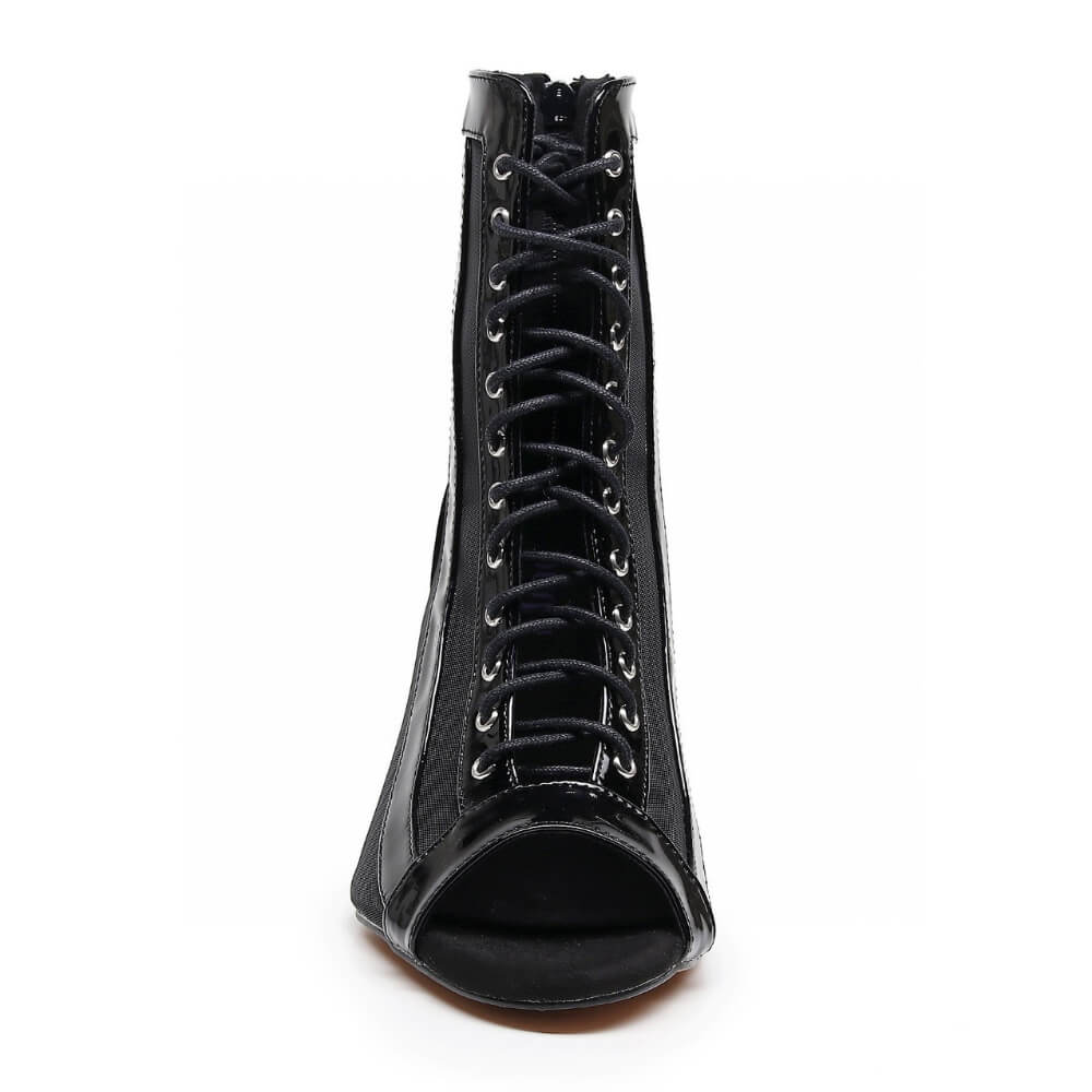 Sierra Wide Fit - Noir verni végan - Semelle Street