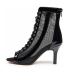 Sierra Wide Fit - Noir verni végan - Semelle Street