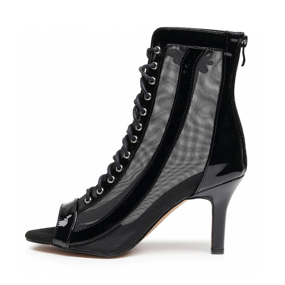 Sierra Wide Fit - Noir verni végan - Semelle Street