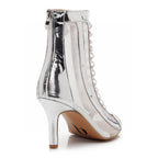 Sierra Wide Fit - Silver Vegan Leather - Street Sole