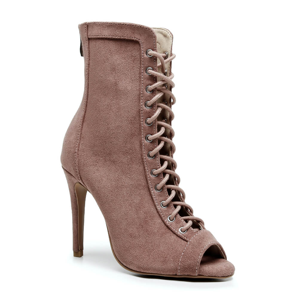 Sierralynn - Blush Vegan Suede - Street Sole